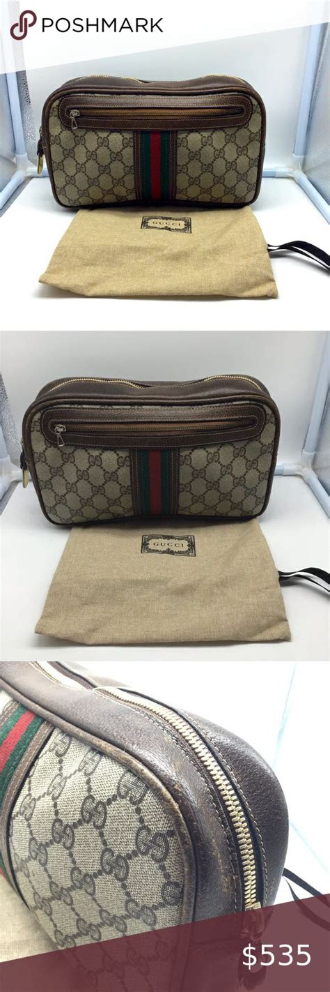 toiletry bag gucci|vintage gucci toiletry bag.